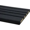 Kleurstaal lattenwand Decowall Acoustic Blend lava eiken 25x30cm