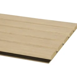 Kleurstaal lattenwand Decowall Essential naturel eiken 25x30cm