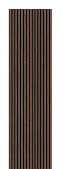 Kleurstaal lattenwand gerookt eiken 20x30 cm