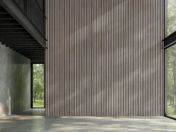 Kleurstaal lattenwand grijs eiken 20x30 cm
