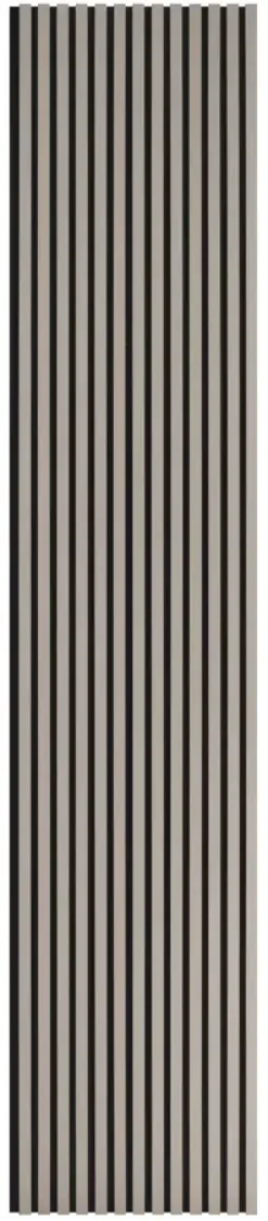 Kleurstaal lattenwand taupe 20 x 30 cm