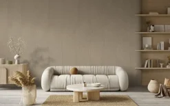 Kleurstaal lattenwand vilt taupe 20x30 cm