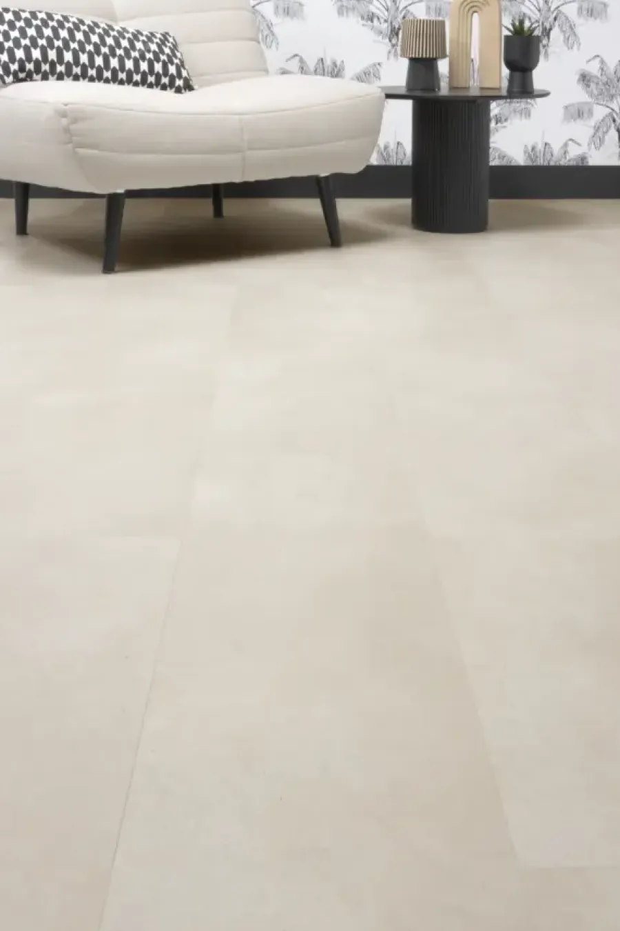 Lundia Kleurstaal click PVC Intens Ivar lichtgrijs steenlook