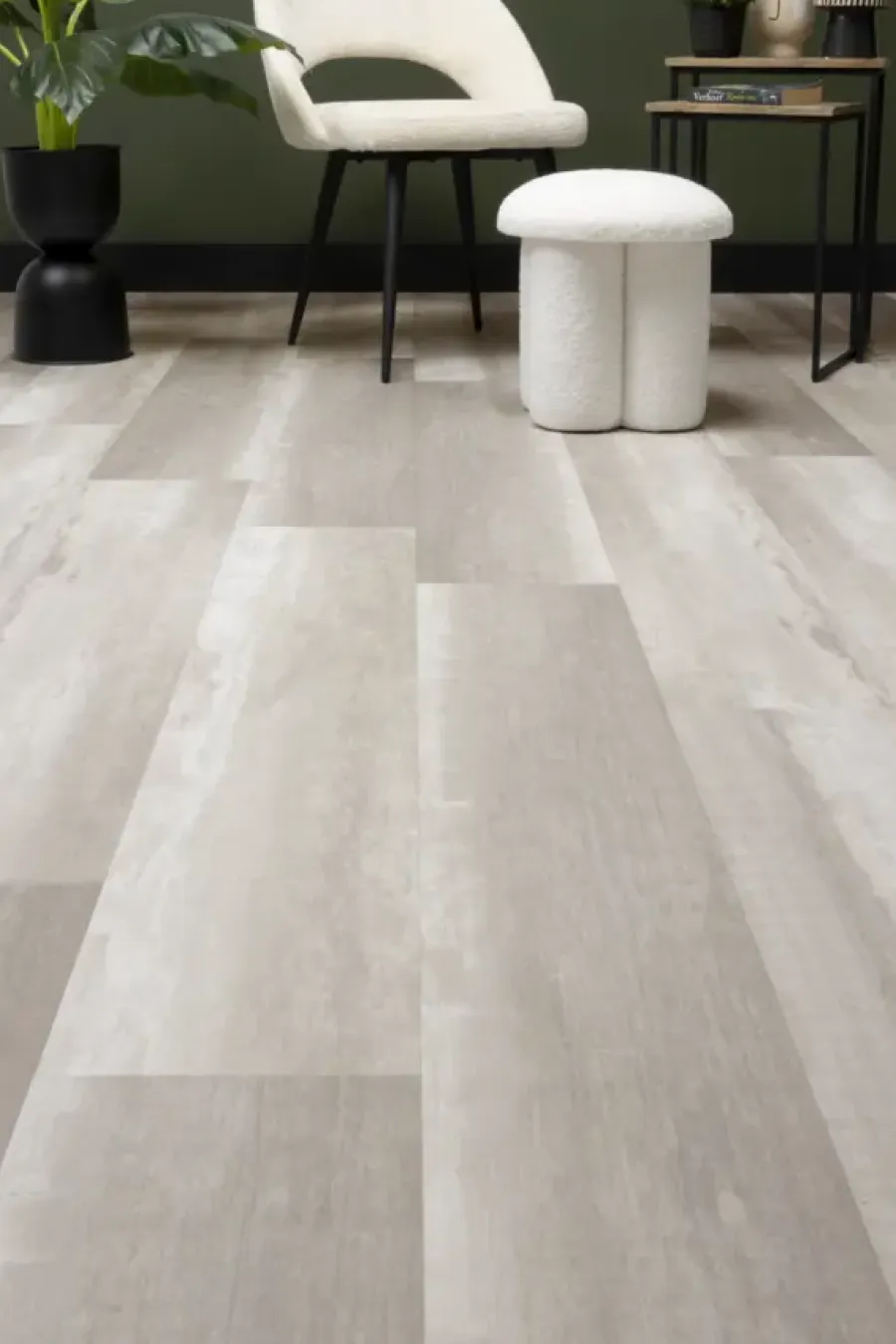 Lundia Kleurstaal click PVC Natuur Stina lichtgrijs houtlook