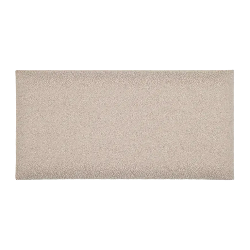 Kleurstaal wandkussen Boucle Taupe