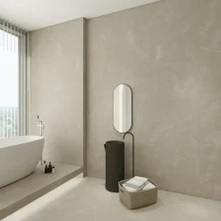 Kleurstaal wandtegel Allora kunststof beige marmer mat 20x30 cm
