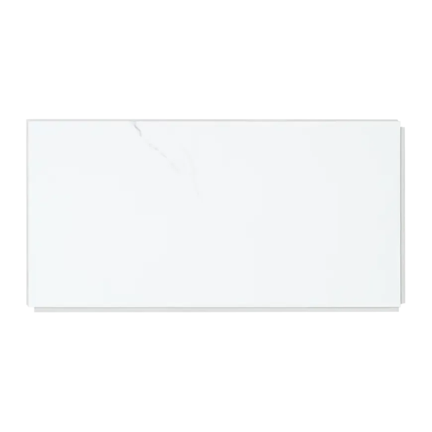 Kleurstaal wandtegel kunststof Allora wit marmer mat 20x30cm