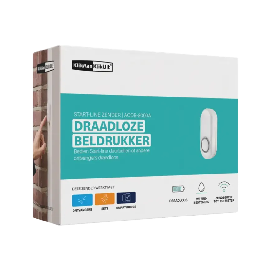 KlikAanKlikUit Draadloze drukknop ACDB-8000A W