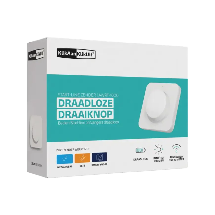 KlikAanKlikUit Draadloze draaiknop AWRT-1000
