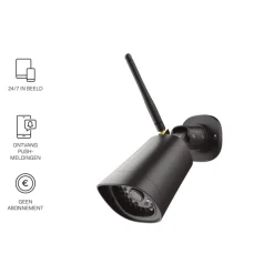 KlikAanKlikUit Ipcam-3500 Slimme Buitencamera Zwart