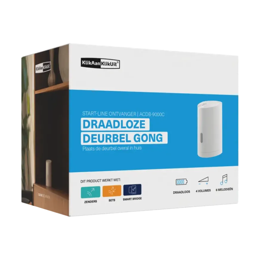KlikAanKlikUit Mobiele draadloze deurbel ACDB-9000C