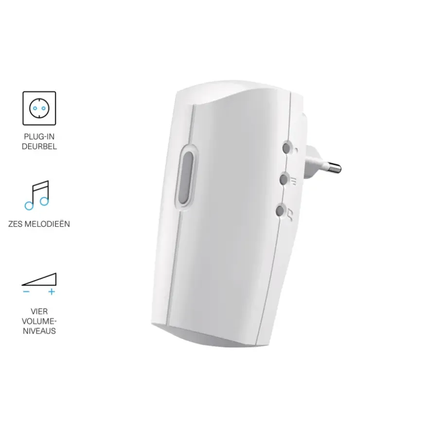 KlikAanKlikUit Plug-in draadloze deurbel ACDB-8000C