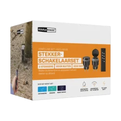 KlikAanKlikUit schakelset AGC2-3500R met afstandsbediening en 2x stopcontact