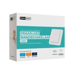KlikAanKlikUit Wandschakelaar Dubbel AWST-8802