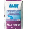 Knauf Fix & Finish blokkenlijm en pleister 25 kg