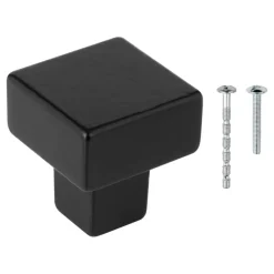 Geen Knop Almar zwart 31mm