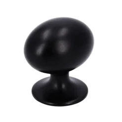 Siro Knop Amber zwart 20mm