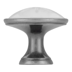 Siro Knop Claudia wit 34mm