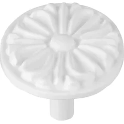 Geen Knop Elian wit 38mm