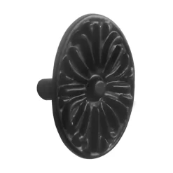 Geen Knop Elian zwart 38mm