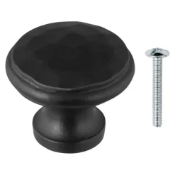 Geen Knop Hamerslag zwart 31mm