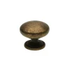 Siro Knop Hilde messing antiek 32mm