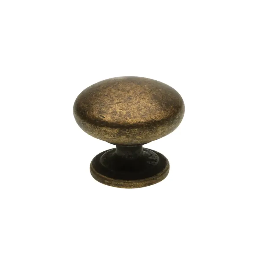 Siro Knop Hilde messing antiek 32mm