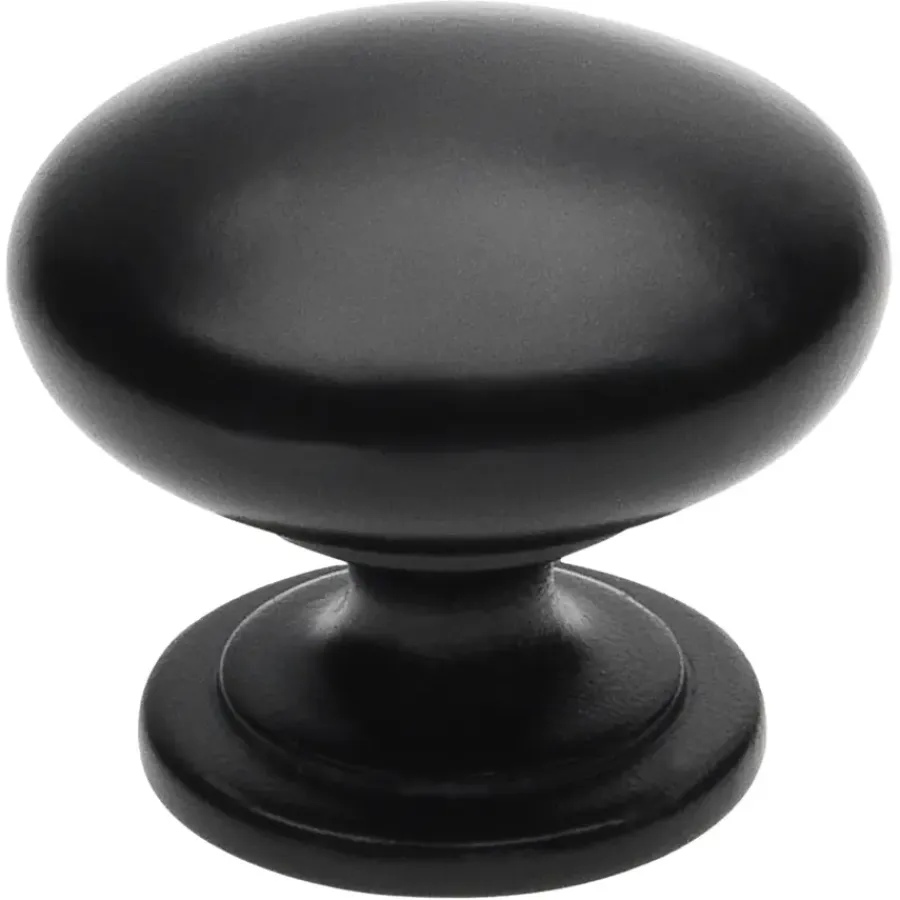 Siro Knop Hilde zwart 32 mm