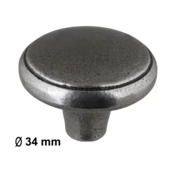 Geen Knop Jaya tin look 34mm