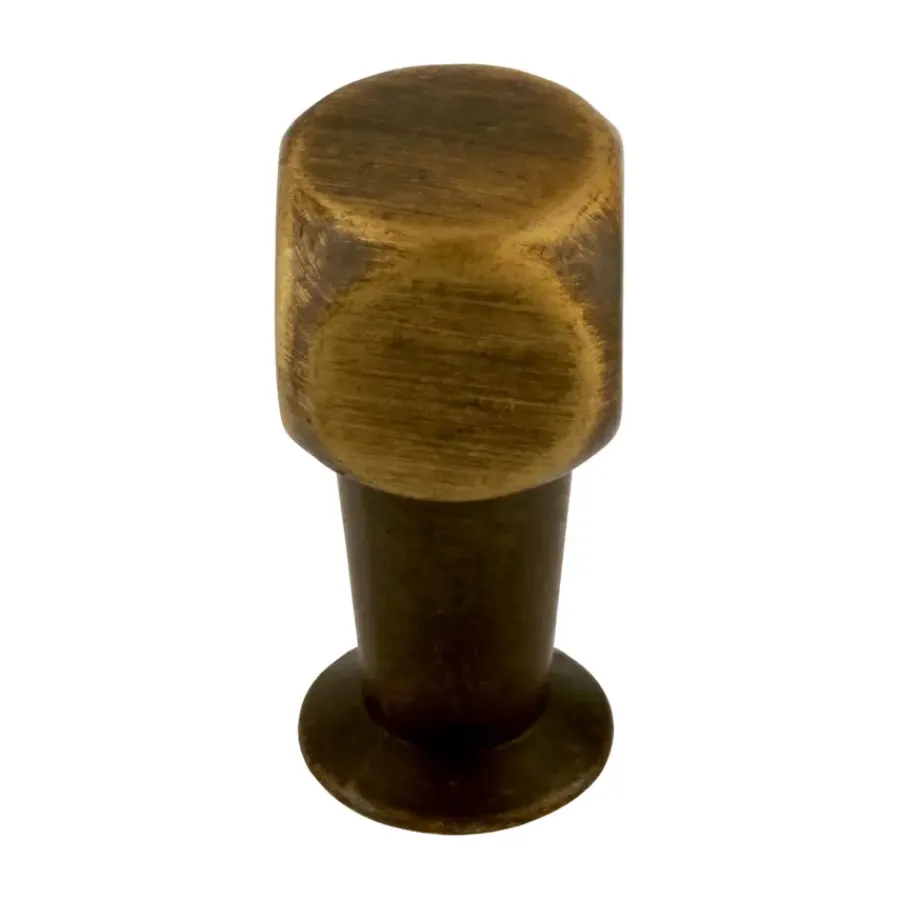 Siro Knop Jelle messing gezwart 10mm