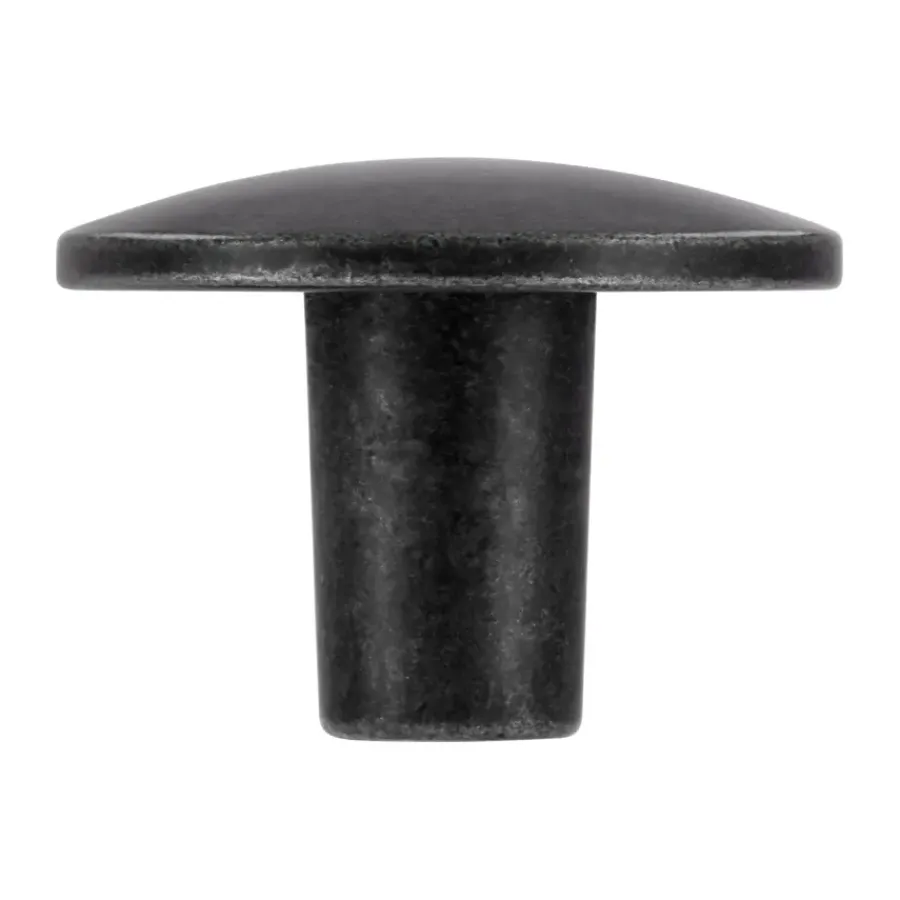 Siro Knop Jelte mat zwart 30mm