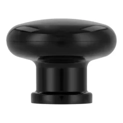 Siro Knop Juliette zwart 40mm
