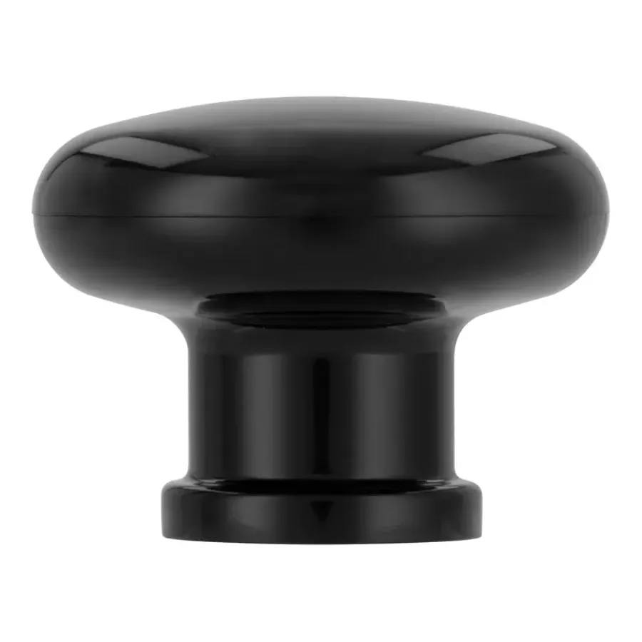 Siro Knop Juliette zwart 40mm