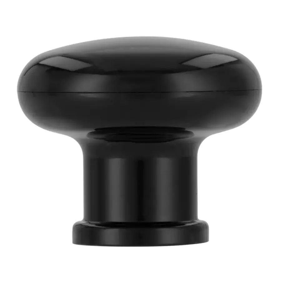 Siro Knop Juliette zwart 32mm