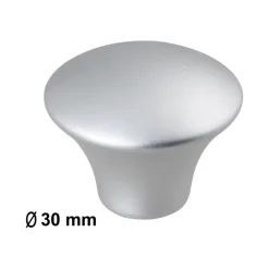 Geen Knop Kitty aluminium 30mm