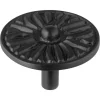 Geen Knop Lyam zwart 45mm