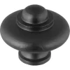 Geen Knop Lydia zwart 42mm