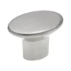Siro Knop Merle rvs look 37mm