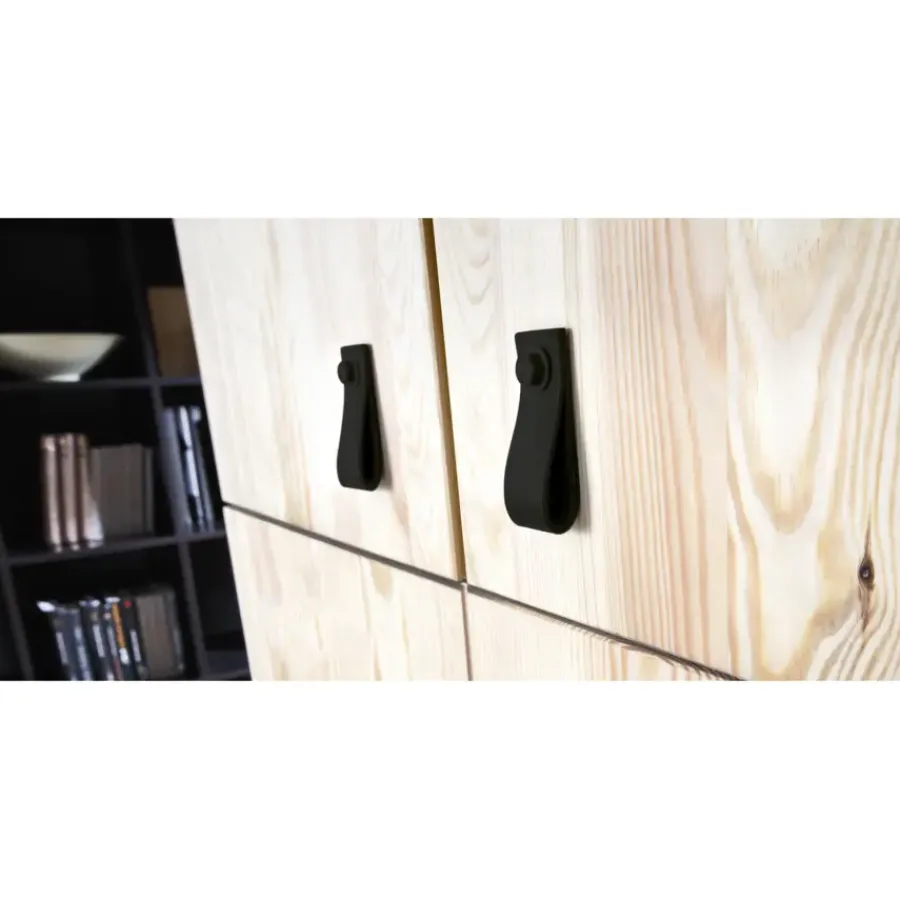 Siro Knop Noah zwart 28mm
