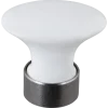 Geen Knop Ovaal wit 32mm