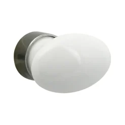 Geen Knop Ovaal wit 32mm