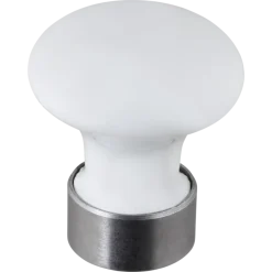 Geen Knop Porselein wit 30mm