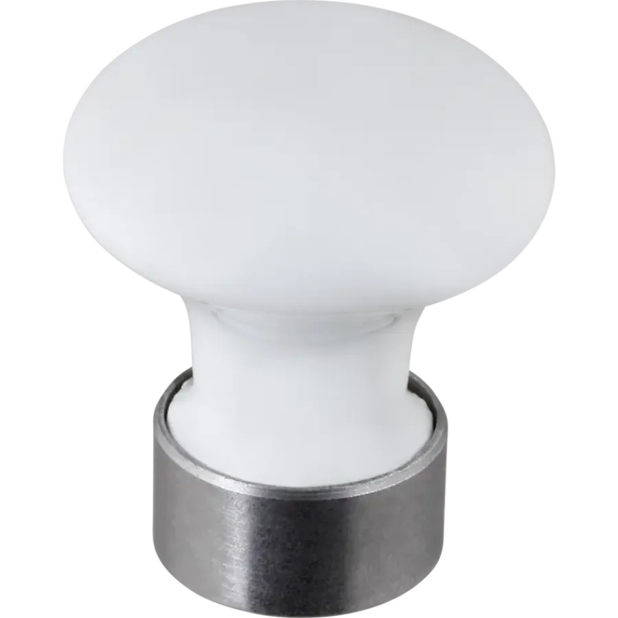 Geen Knop Porselein wit 30mm
