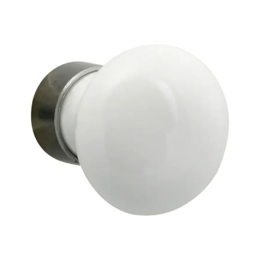 Geen Knop Porselein wit 30mm