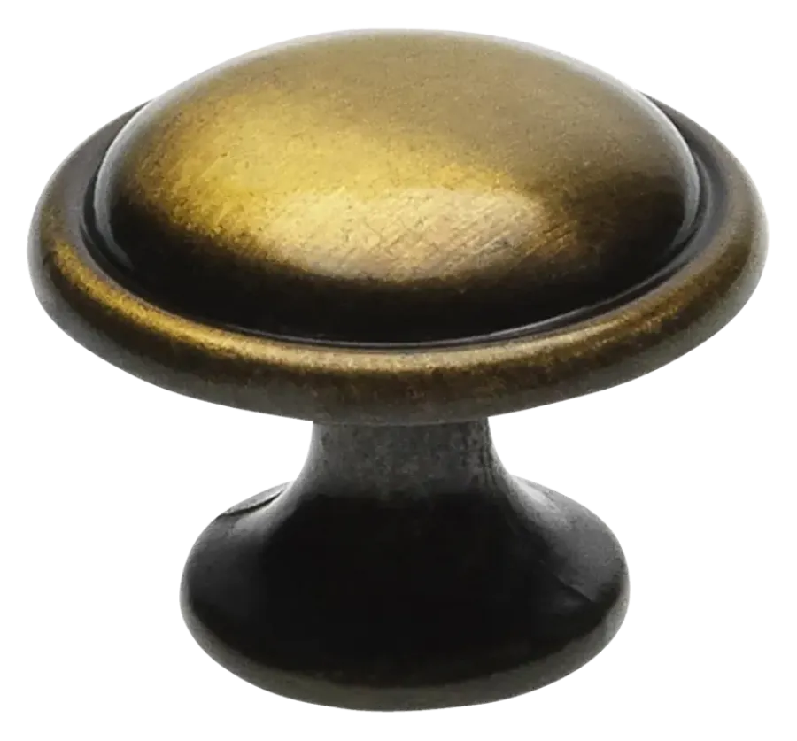 Siro Knop Quinty messing antiek 29mm