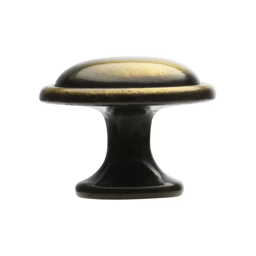 Siro Knop Quinty messing antiek 29mm