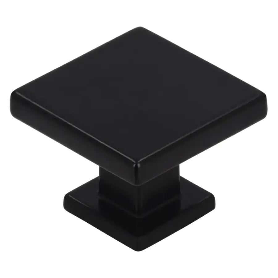 Siro Knop Saar zwart 30mm