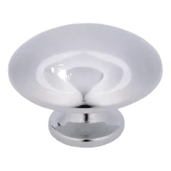 Siro Knop Sophia chroom glans 35mm