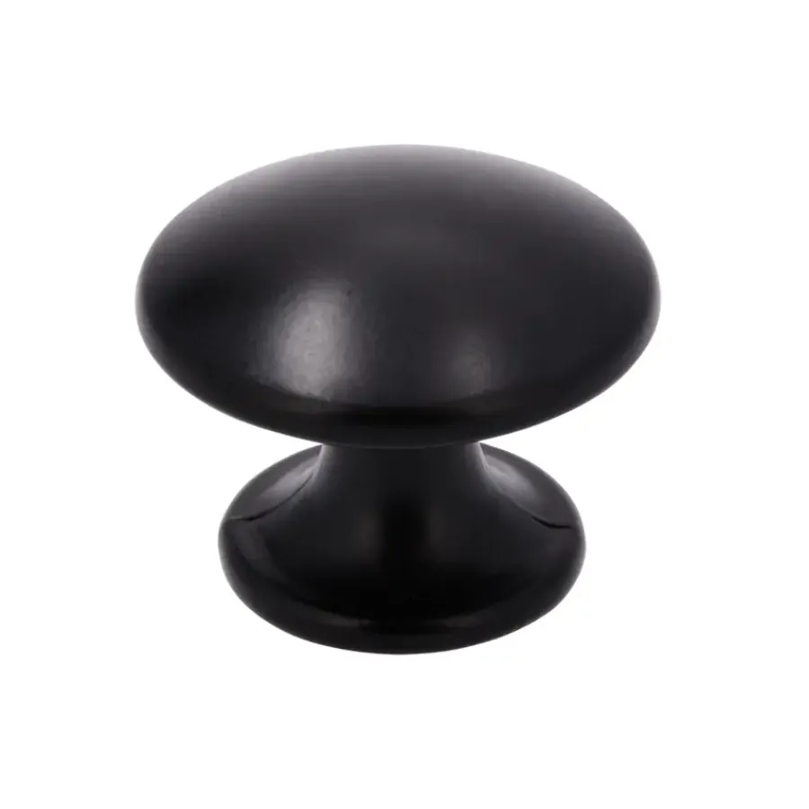 Siro Knop Sophia zwart 25mm