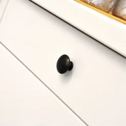 Siro Knop Sophia zwart 25mm